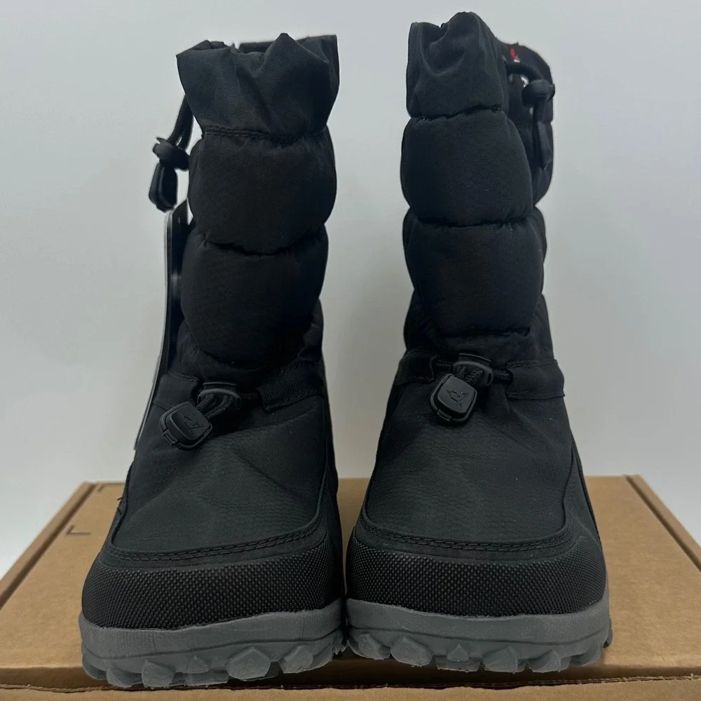 Baffin Winter Boots Womens 9 Black Cloud Low Waterproof Insulated EASE-W008 NEW